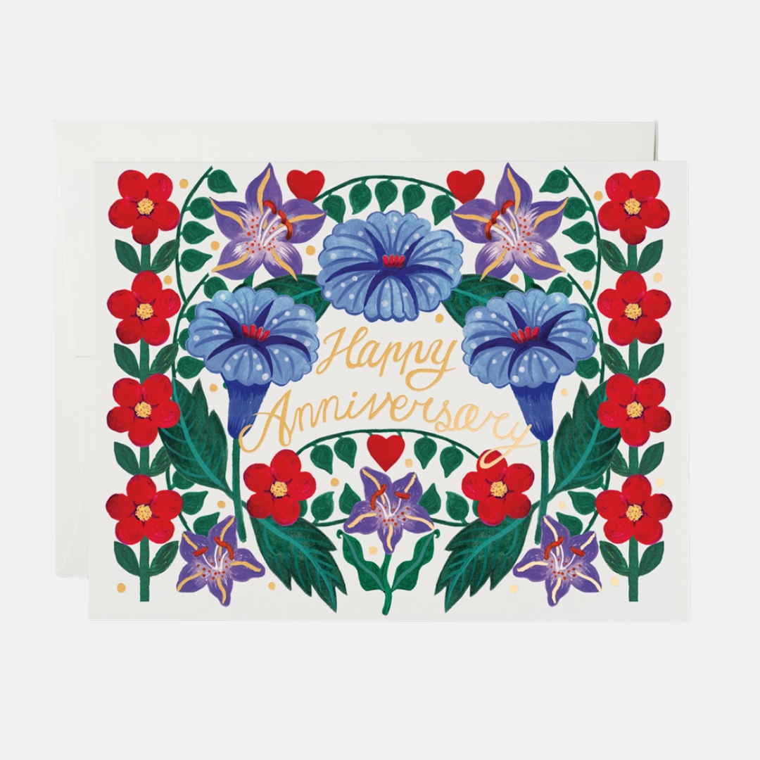 Happy Anniversary Petunia Card