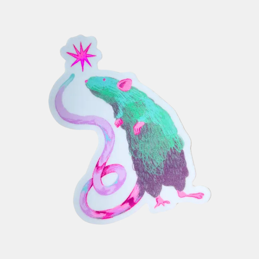 Rat Wizard Sticker