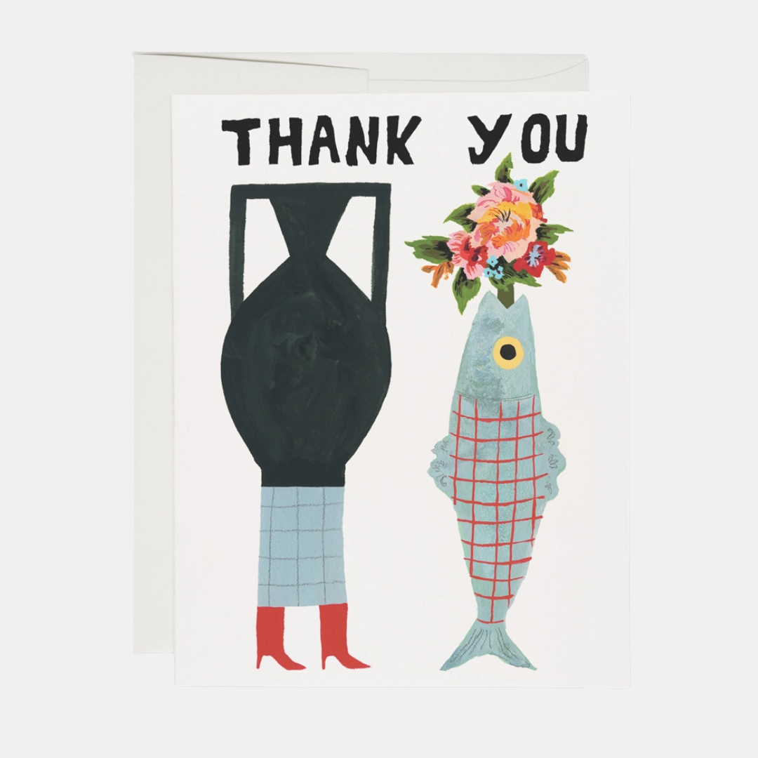 Vases Thank You Card
