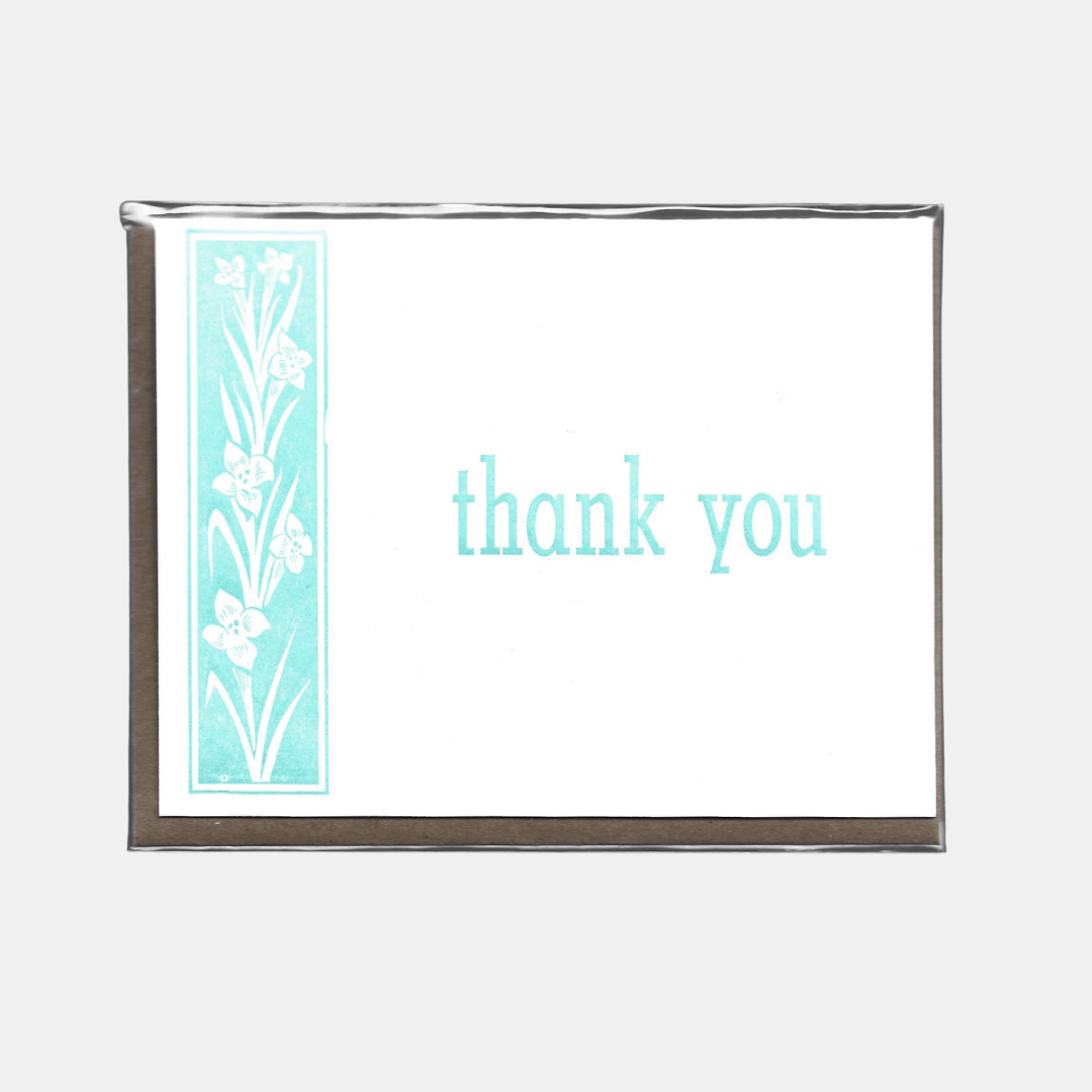 Thank You Flowers Card