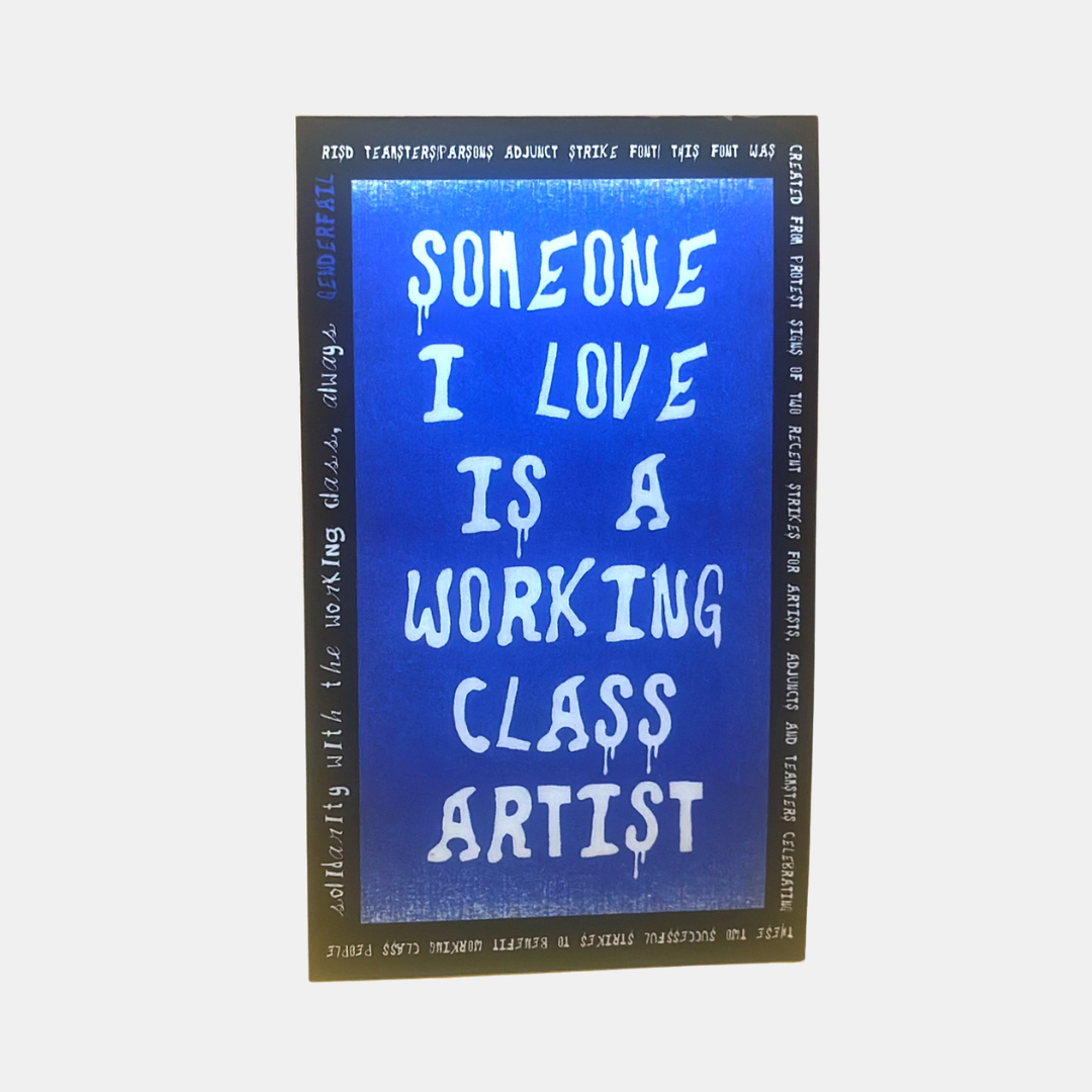 Working Class Artist Sticker – Riley Grae Store