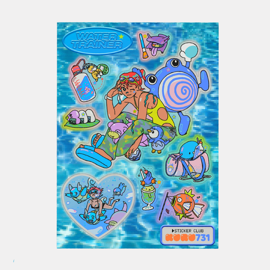 Water Trainer Sticker Sheet