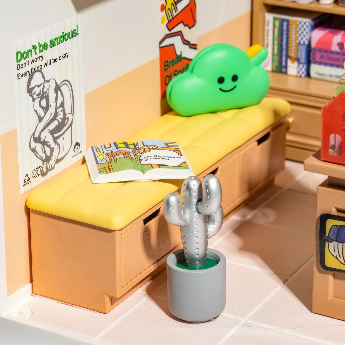 Fascinating Book Store DIY Miniature Kit
