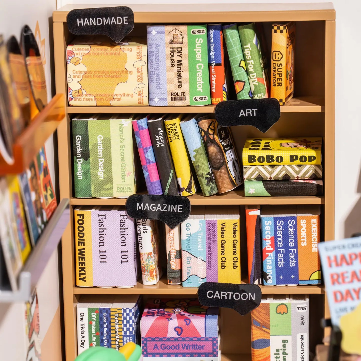 Fascinating Book Store DIY Miniature Kit