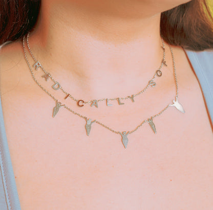 Silver Hug Necklace