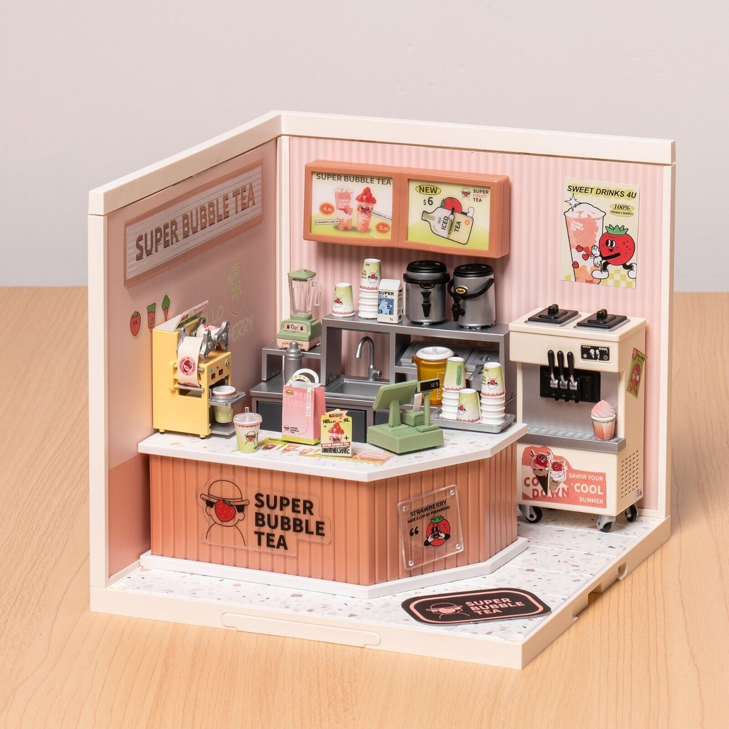 Double Joy Bubble Tea DIY Miniature Kit
