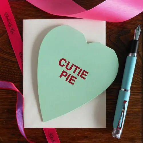 Cutie Pie Conversation Heart Card