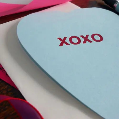 Xoxo Conversation Heart Card