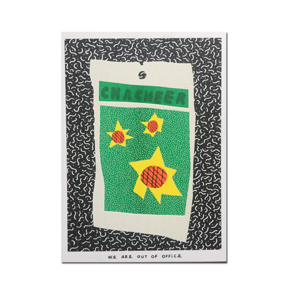 Little Bag of Sunflower Seeds Riso Print