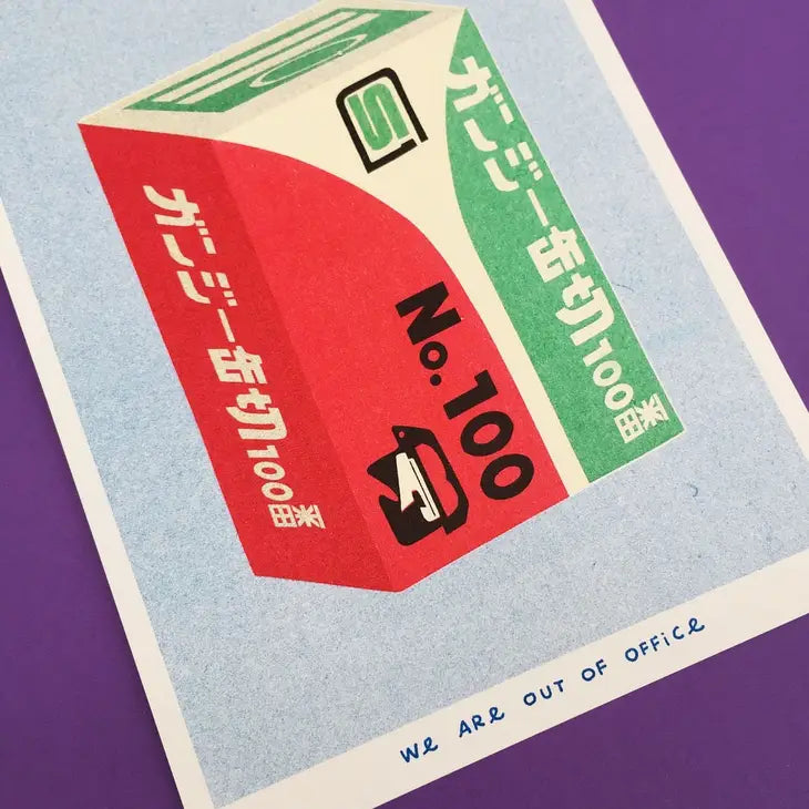 Package of a Can Opener Riso Print
