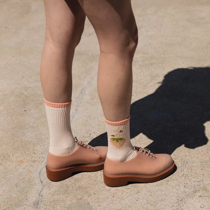 Strawberry Athletic Socks