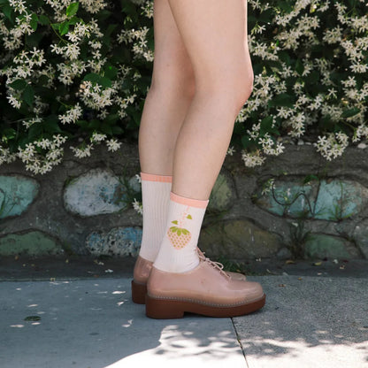 Strawberry Athletic Socks