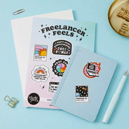 Freelancer Feels Sticker Sheet