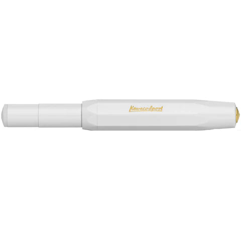 Classic Sport Fountain Pen | White