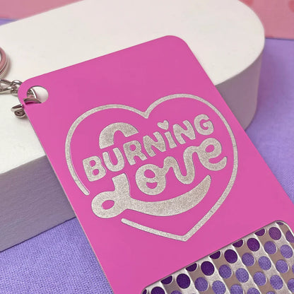 Burning Love Grinder Card