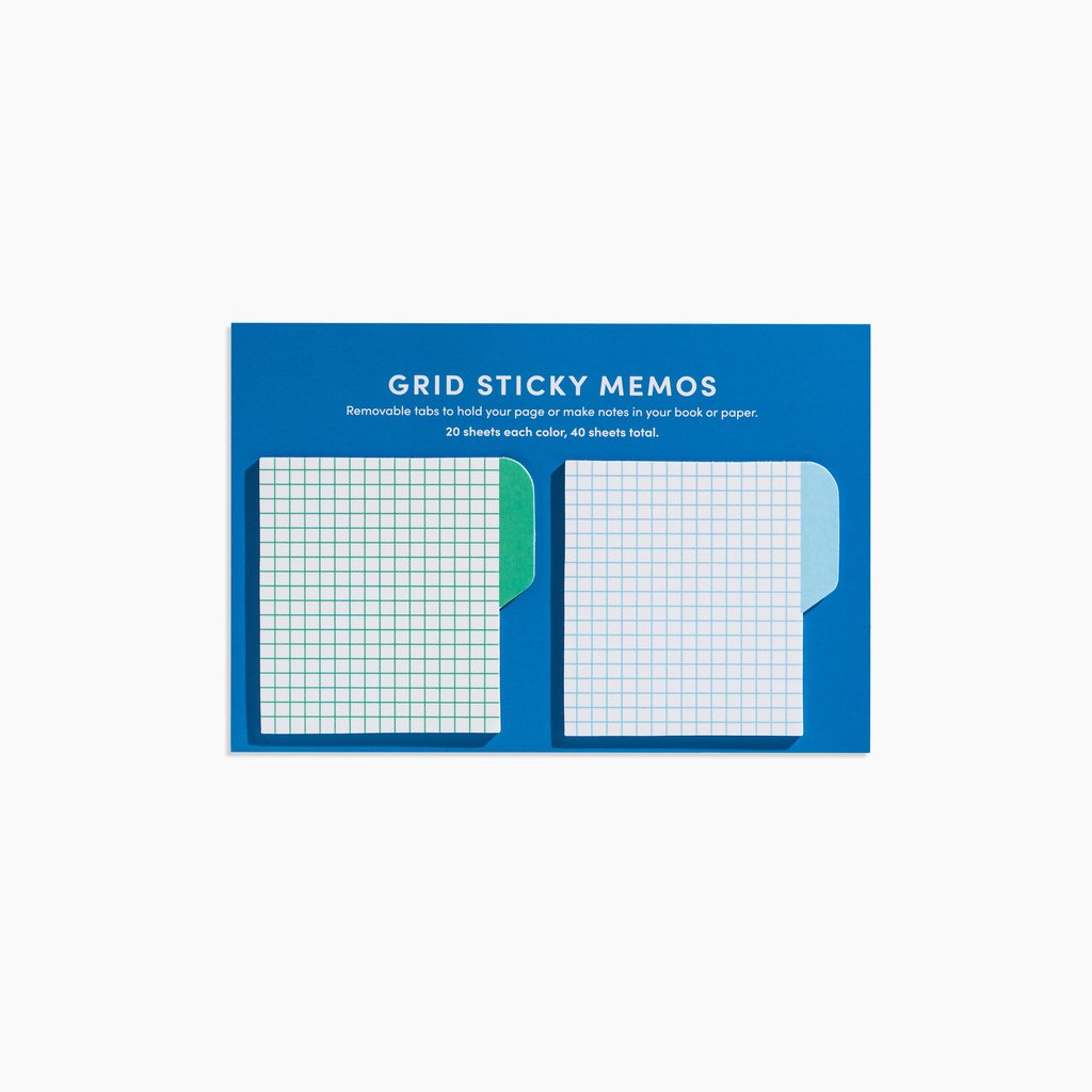 Grid Sticky Memos | Various Colours