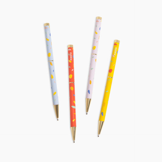 Terrazzo Pattern Twist Pen | Various Colours