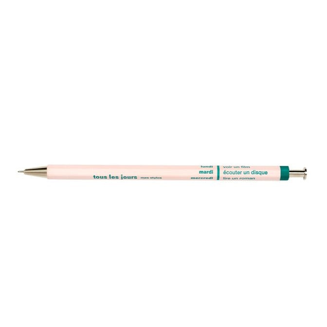 Tous Les Jours 0.5 Ballpoint Pen | Various Colours