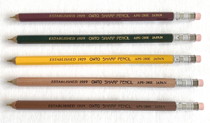 Wooden 0.5mm Mechanical Pencil | Various Colours